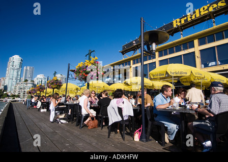 'Popolare ristorante Granville Island Vancouver British Columbia Canada" Foto Stock