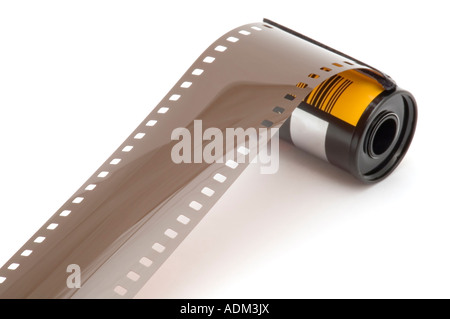 Oggetto di serie su bianco pellicola fotografica Foto Stock