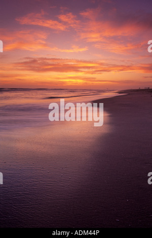 Tramonto a stato Huntington Beach, California, Stati Uniti d'America Foto Stock