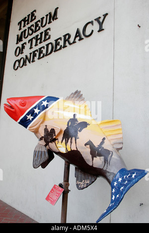 Richmond Virginia, East Clay Street, Museo della Confederazione, Guerra civile, scultura del basso, VA060518015 Foto Stock