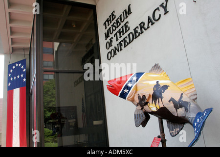 Richmond Virginia, East Clay Street, Museo della Confederazione, Guerra civile, scultura del basso, VA060518016 Foto Stock