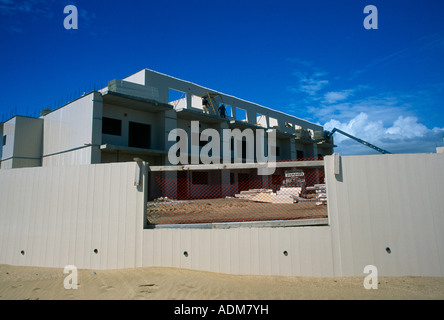 Nuova costruzione a nord Frigate Beach St Kitts Foto Stock