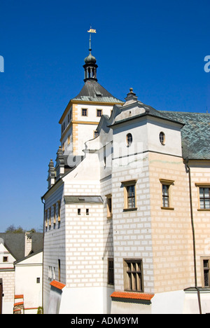 Pardubice, East Bohemia, Czech Republic. Castle (Zamek) Foto Stock