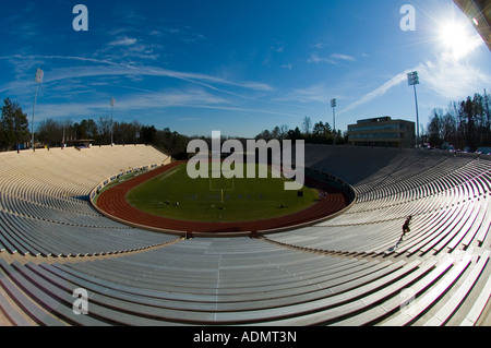 Lo Stadio Wallace Wade presso la Duke University, Durham, North Carolina, su una mite giornata di primavera Foto Stock