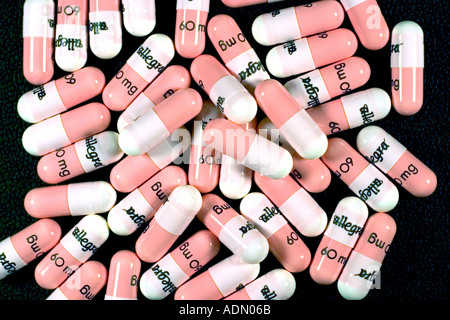 60 MG CAPSULE DI Allegra allergy medicine Foto Stock