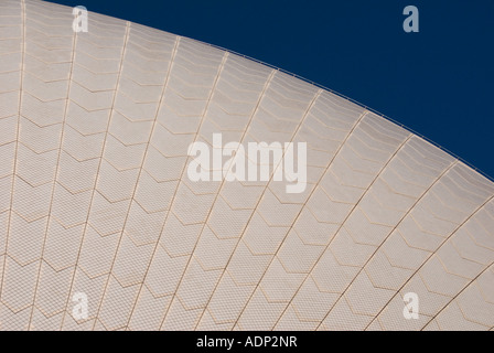 Tetto della Sydney Opera House Nuovo Galles del Sud Australia Foto Stock