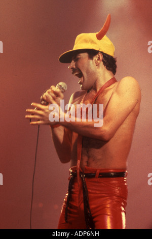 QUEEN - Freddie Mercury nel 1980 Foto Stock