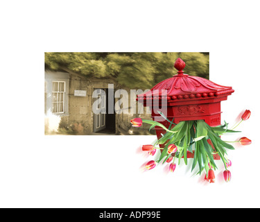 GB - INGHILTERRA: design Greetingcard Foto Stock