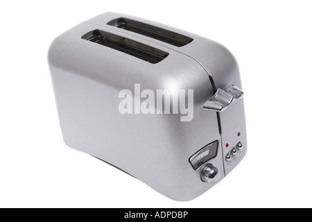 Tostapane ritagliata su sfondo bianco Foto Stock