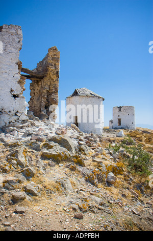 Vecchi Mulini a vento a Bodrum Turchia Foto Stock