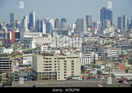 Look dal Grand China Princess Hotel a Chinatown, il quartiere indiano, Siam Square, Thailandia, Bangkok, Ratchathewi Foto Stock