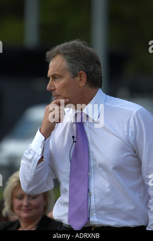 Tony Blair Gesticulating Foto Stock