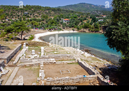 Alyki Aliki Sito Archeologico Thassos Foto Stock