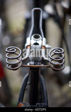 Bicicletta molle sedile Foto Stock