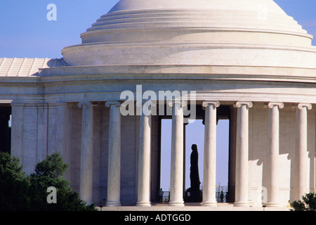 Stati Uniti Washington DC Thomas Jefferson monumento Foto Stock