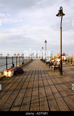 Ha'penny Pier Harwich Foto Stock