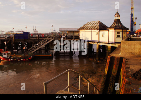 Harwich, Ha'penny molo vittoriano Ufficio Biglietteria, Essex, Inghilterra. Foto Stock