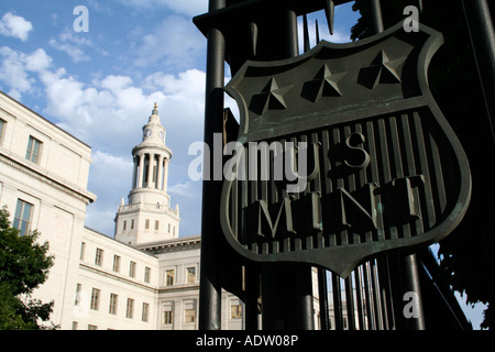 Stati Uniti Mint, Denver Colorado Foto Stock