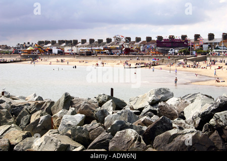 Lowestoft Beach, Suffolk, Inghilterra. Foto Stock