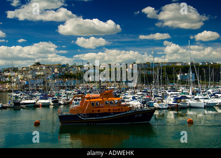 RNLI Severn barca di classe Brixham Marina Foto Stock