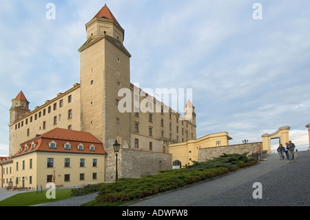 Repubblica Slovacca il castello di Bratislava Foto Stock