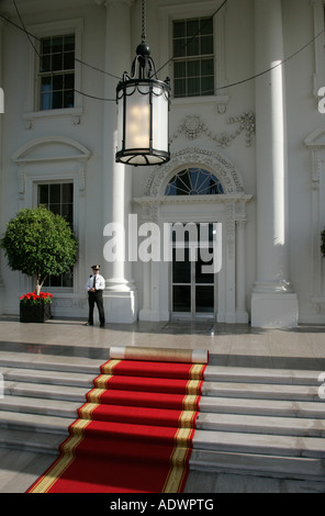 Tappeto rosso alla Casa Bianca a Washington DC Stati Uniti d'America Foto Stock