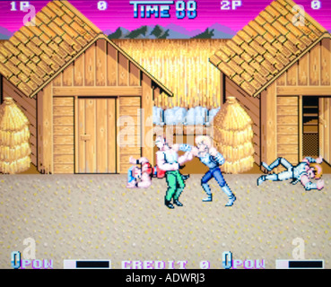 Double Dragon II 2 la vendetta Technos Japan Corp 1988 vintage videogioco arcade screenshot - solo uso editoriale Foto Stock