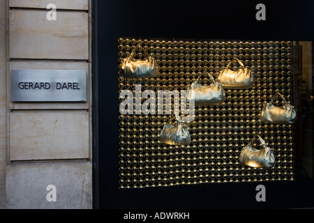 Gerard Darel vetrina in Boulevard Saint Germain Parigi Francia Foto Stock