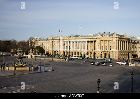Hotel de Crillon di Place de la Concorde Parigi Francia Foto Stock