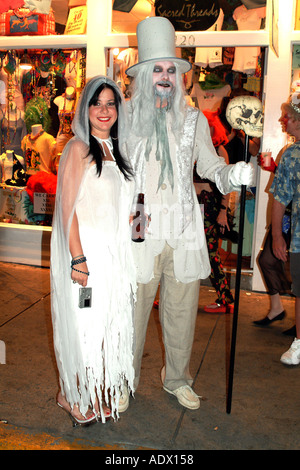 Fantasy Fest festaioli su Duval Street Key West Florida Keys FL USA Foto Stock