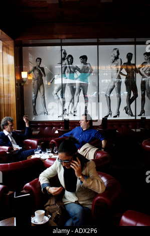 Berlin il Newton bar nel Charlottenstrasse Foto Stock