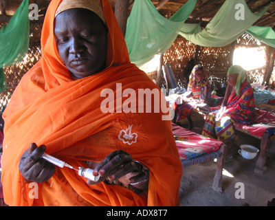 La Leishmaniosi Kala Azar o noto anche come febbre nero Foto Stock