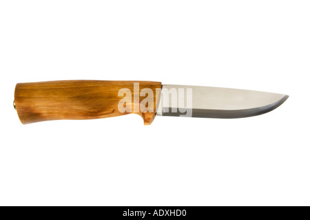 Coltello coltello da caccia vero grande tradizionale per la caccia Foto Stock