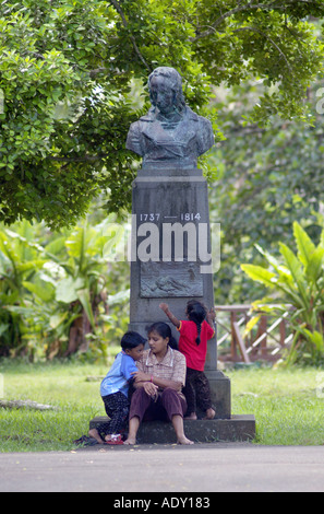 Bernardin de Saint Pierre statua Foto Stock