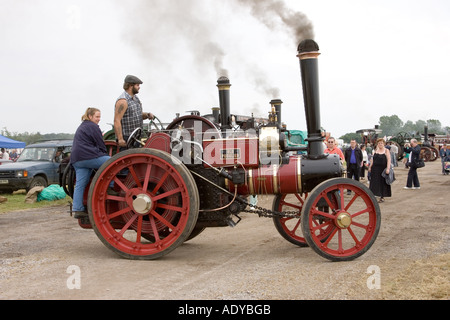 I motori a trazione a vapore a Rougham equo nel Suffolk nel giugno 2006 Foto Stock