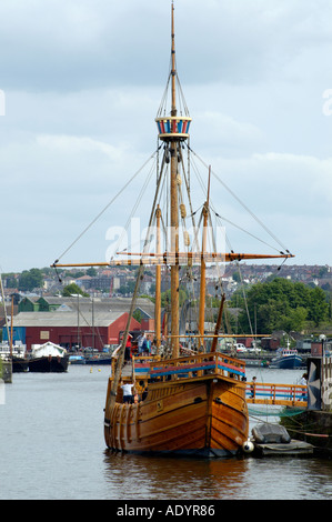 Un galeone vicino a Bristol sul fiume Avon Foto Stock