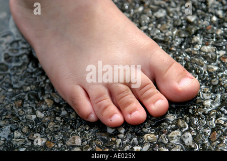 piedi di Childs Foto Stock