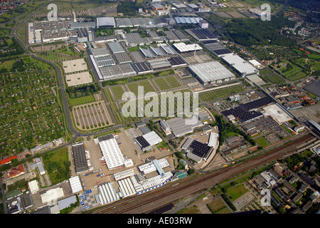 Messe Hannover, la più grande fiera del mondo, Germania, Bassa Sassonia, Hannover Foto Stock