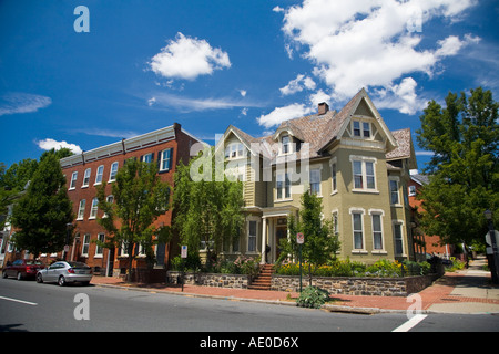 Città storica di Bethlehem Pennsylvania STATI UNITI D'AMERICA LUGLIO 2007 Foto Stock