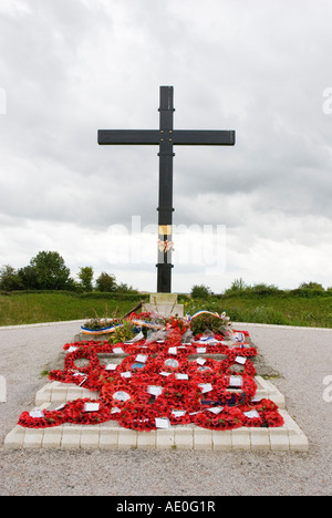 Il Cratere Lochnagar a La Boisselle vicino a Albert della Somme. Foto Stock