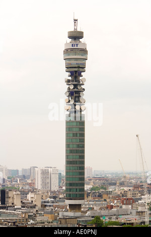 BT Tower in Cleveland Street, Londra, Inghilterra Foto Stock
