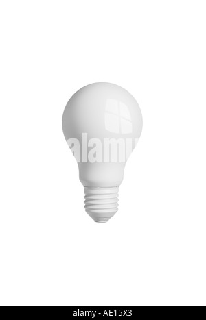 Bianco vite Edison Rete elettrica lampadina Foto Stock