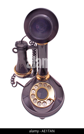 Replica Circa 1930 candelabro telefono Foto Stock