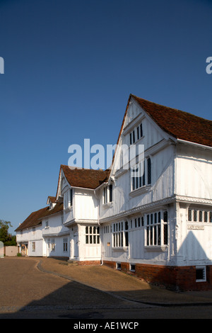 Europa Inghilterra Suffolk Lavenham Guildhall Village Market Place Foto Stock