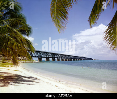 Spiaggia di Bahia Honda State Park in Florida usa i tasti Foto Stock