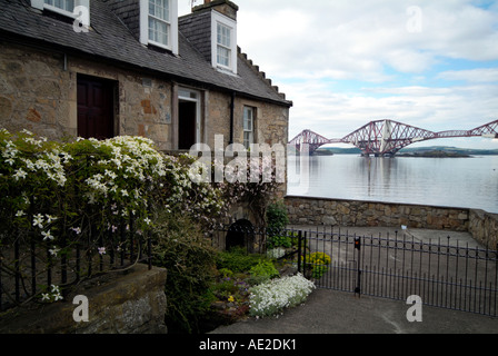 South Queensferry casa a schiera Foto Stock