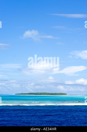 Bassa giacente remote Palmerston atollo delle Isole Cook Foto Stock