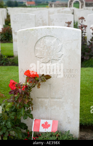 Tyne Cot cimitero Foto Stock