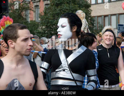 Prideparade a Stoccolma 2007 Foto Stock