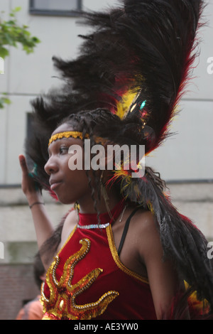 Festival di Amburgo Altonale culturale. Persone provenienti da Bolivia Foto Stock